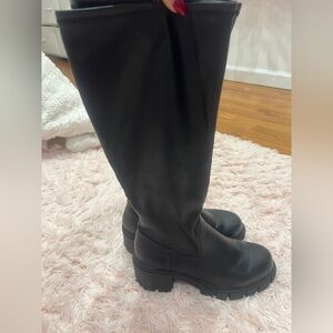 Madden Girl Black Over the Knee Boots